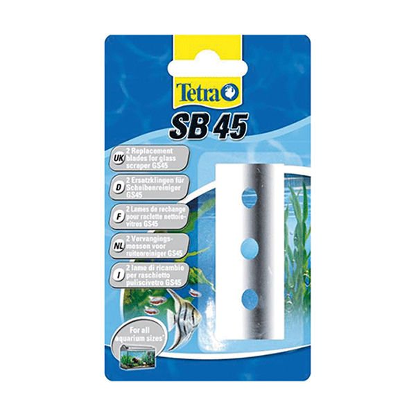 Tetra GS 45 Akvaryum Cam Temizleyici Plastik Bıçak Tutucu 2 Adet