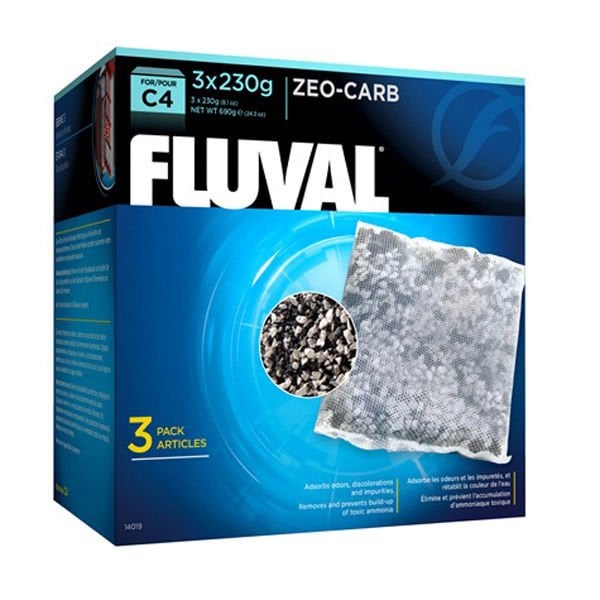 Fluval C4 Akvaryum Zeo Karbon 3 Adet 230 Gr