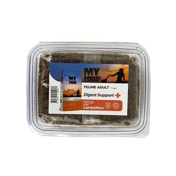 My Food Adult Digest Support Kuzu ve Pirinçli Yetişkin Kedi Maması 1 Kg (Şeffaf Paket)