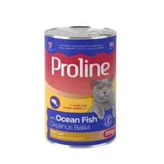 Proline Pate İçinde Et Parçacıklı Okyanus Balıklı Yetişkin Konserve Kedi Maması 1 Adet 395 Gr