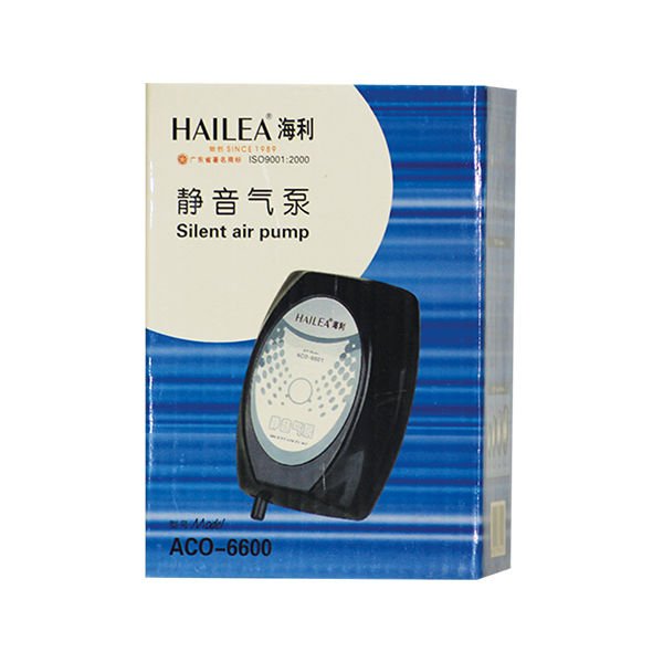 Hailea ACO-6601 Tek Çıkışlı Akvaryum Hava Motoru