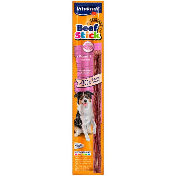 Vitakraft Stick Sığır Etli E Vitamini Katkılı Köpek Ödül Maması 12 Gr