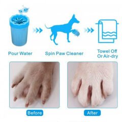 Pet Animal  Köpekler İçin Pati Temizleme Aparatı Büyük Boy 9.5x15h Cm