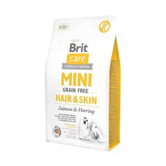Brit Care Hair&Skin Somonlu Tahılsız Mini Irk Yetişkin Köpek Maması 7 kg