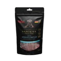 Reflex Snackies Natural Ördek Göğüs Etli Şerit Tahılsız Köpek Ödül Maması 1 Adet 90 Gr