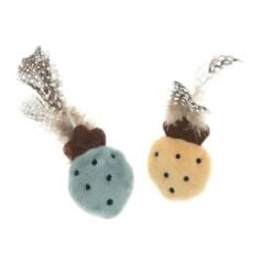 İmac Tüylü Kalp Takımı Kedi Oyuncağı 4.5x16 Cm