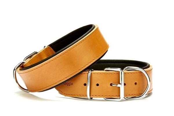 Doggie Güçlü Deri Köpek Boyun Tasması Small Camel 5x50-60 Cm