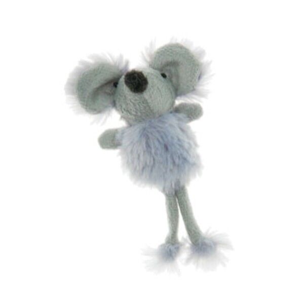 İmac Tüylü Dev Kumaş Fare Kedi Oyuncağı Gri 7x13 Cm