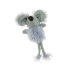 İmac Tüylü Dev Kumaş Fare Kedi Oyuncağı Gri 7x13 Cm