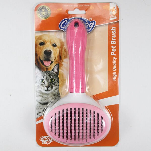 Catdoglife Kedi ve Köpek İçin Telli Basmalı Tarama Fırçası