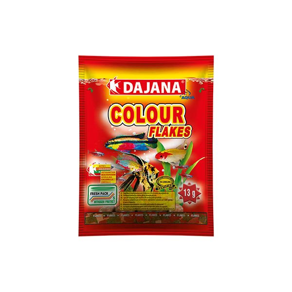 Dajana Colour Flakes Akvaryum Balık Yemi 80 Ml 13 Gr