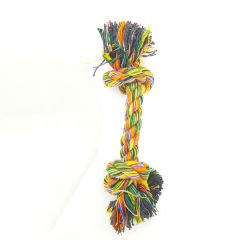 Euro Dog Çift Düğüm Diş İpi Köpek Oyuncağı Renkli 23 Cm
