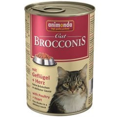 Animonda Brocconis Tavuk ve Yürekli Kedi Konservesi 400 gr