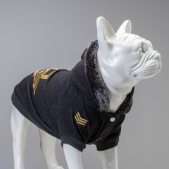 Lindo Dogs Army General Sweatshirt Köpek Kıyafeti Antrasit Beden 2