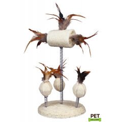 Trixie Yaylı Toplu ve Tüylü Kedi Oyuncağı 15x30 Cm