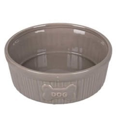 Flamingo Mabel Seramik Kedi ve Köpek Mama Kabı Kahverengi 640 Ml