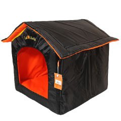 Lavista Dış Mekan Kedi ve Köpek Kulubesi Siyah