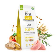 Brit Care Sustainable Tavuklu ve Böcek Proteinli Yavru Köpek Maması 3 Kg