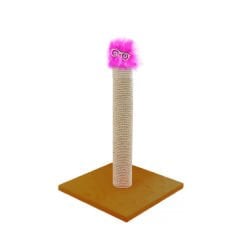 Euro Cat Oyuncaklı Kedi Tırmalama Tahtası Hardal 47 Cm