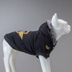 Lindo Dogs Army General Sweatshirt Köpek Kıyafeti Antrasit Beden 6