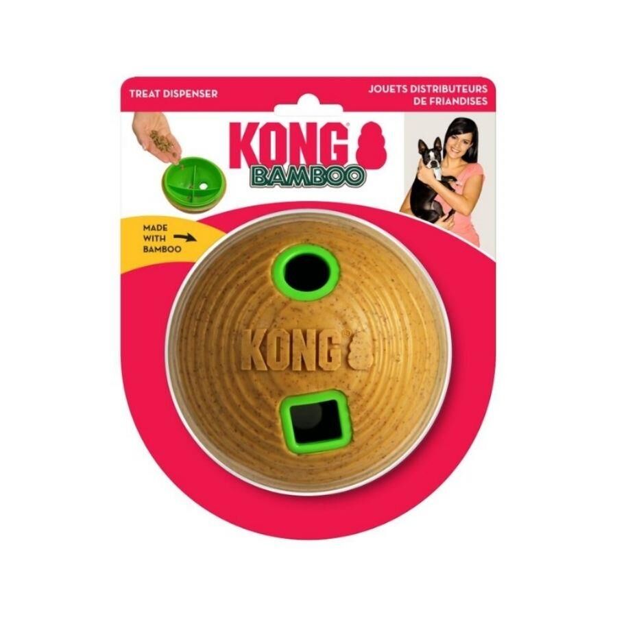 Kong Bamboo Feeder Tok Şeklinde Ödül Maması Dağıtma Köpek Oyuncağı M