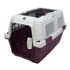 Strong Pet Üstten Açılır Köpek Taşıma Çantası Bordo 57x37x35 Cm