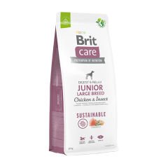 Brit Care Sustainable Tavuklu ve Böcek Proteinli Büyük Irk Yavru Köpek Maması 12 Kg