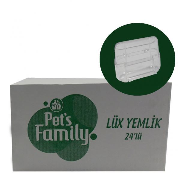 Pets Family Lüks Kuş Yemliği 24 Adet