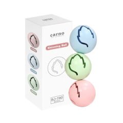 Carno Işıklı Plastik Top Kedi Oyuncağı 3 Adet