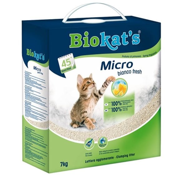 Biokats Kedi Kumu Micro Bianco Fresh 7 Kg