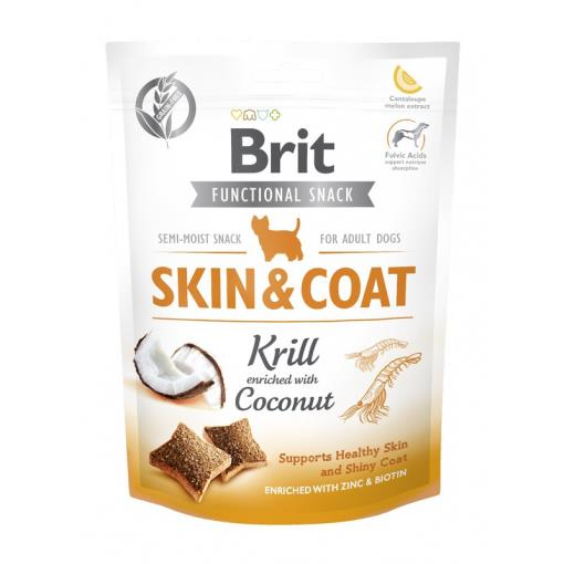 Brit Care Skin & Coat Karides ve Hindistan Cevizli Tüy Sağlığı İçin Köpek Ödülü 150 gr