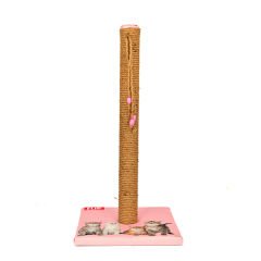 Flip Kedi Desenli Kedi Tırmalama Pembe 70h Cm