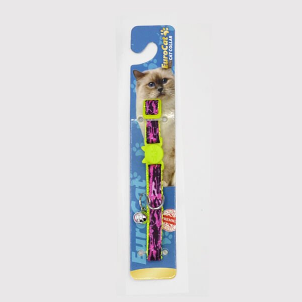 Euro Cat Kedi Boyun Tasması Pembe 10 Mm 28 Cm