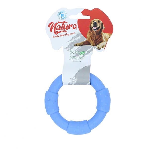 Natura Plastik Halka Köpek Çiğneme Oyuncağı 10 cm