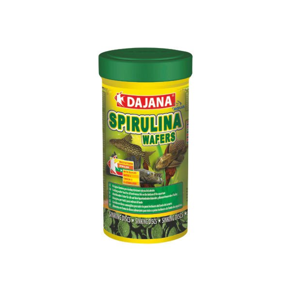 Dajana Mini SpirulinaWafers Akvaryum Balık Yemi 250 Ml 130 Gr