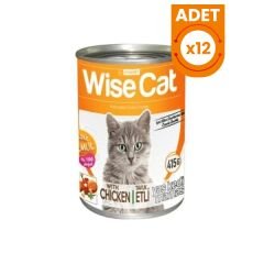 Wise Cat Tavuklu Yetişkin Konserve Kedi Maması 1 Adet 400 Gr