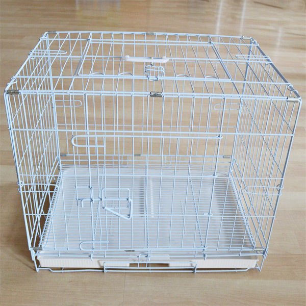 Qh Pet Cage Kedi ve Yavru Köpek Kafesi 61x43x53 Cm Beyaz