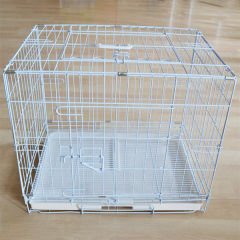 Qh Pet Cage Kedi ve Yavru Köpek Kafesi 61x43x53 Cm Beyaz
