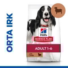Hills Kuzu Etli Orta Irk Yetişkin Köpek Maması 2.5 Kg
