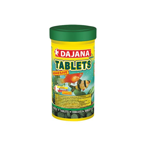 Dajana Tablets Cama Yapışan Akvaryum Balık Yemi 100 Ml 50 Gr
