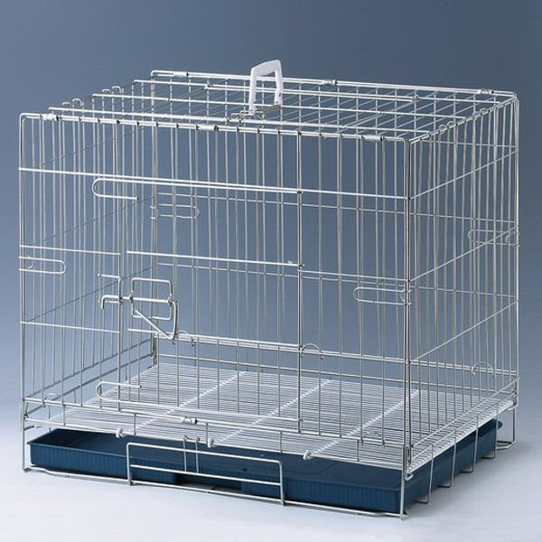Qh Pet Cage Kedi ve Yavru Köpek Kafesi 61x43x53 Cm Krom