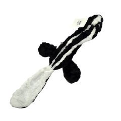 Euro Dog Peluş Sesli Kokarca Köpek Oyuncağı Siyah/Beyaz