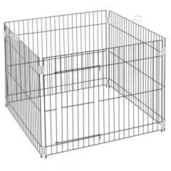 Ferplast Metal Köpek Eğitim Kafesi Siyah 80x80x62 Cm