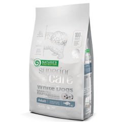 Natures Protection Adult Balıklı Tahılsız Küçük Irk Beyaz Tüylü Yetişkin Köpek Maması 1.5 Kg