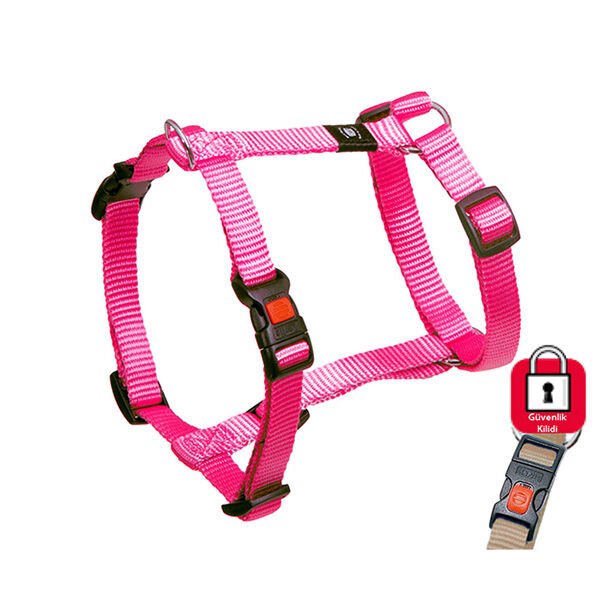 Karlie Kilitli Köpek Göğüs Tasması Xsmall Pembe 25-40 Cm