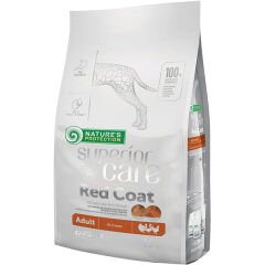Natures Protection Kümes Hayvanlı Kırmızı Tüylü Yetişkin Köpek Maması 1.5 Kg