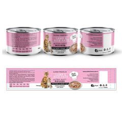 Chefs Choice Mother & Baby Cat Soft Mousse Anne ve Yavru Kedi Konservesi 200 Gr