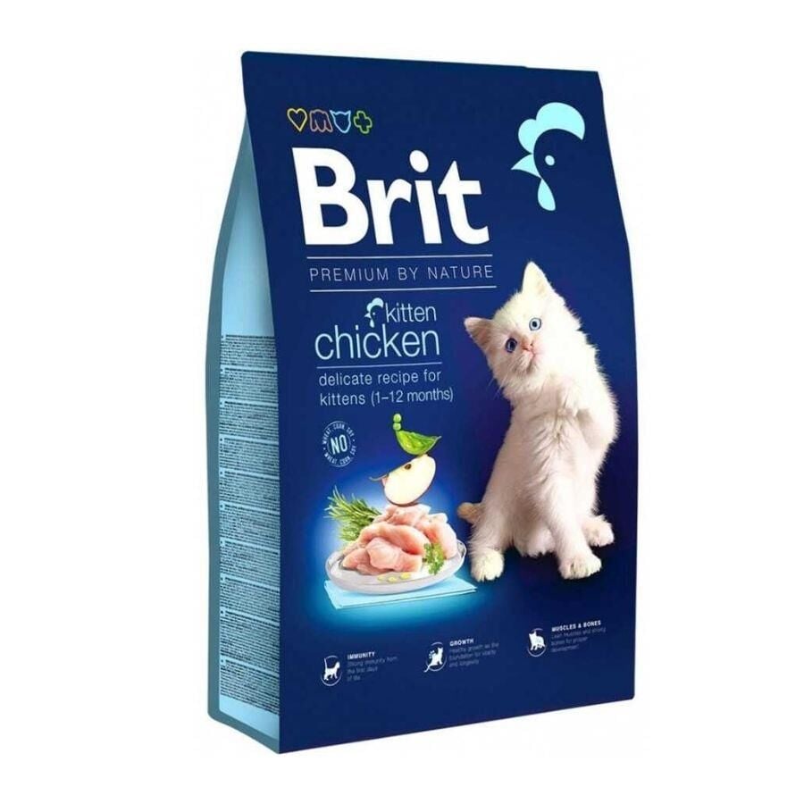 Brit Premium Tavuklu Yavru Kedi Maması 8 kg