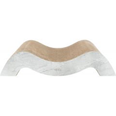 Trixie Wave Büyük Catnipli Kedi Karton Tırmalaması Gri 64x11x37 Cm