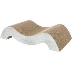 Trixie Wave Büyük Catnipli Kedi Karton Tırmalaması Gri 64x11x37 Cm